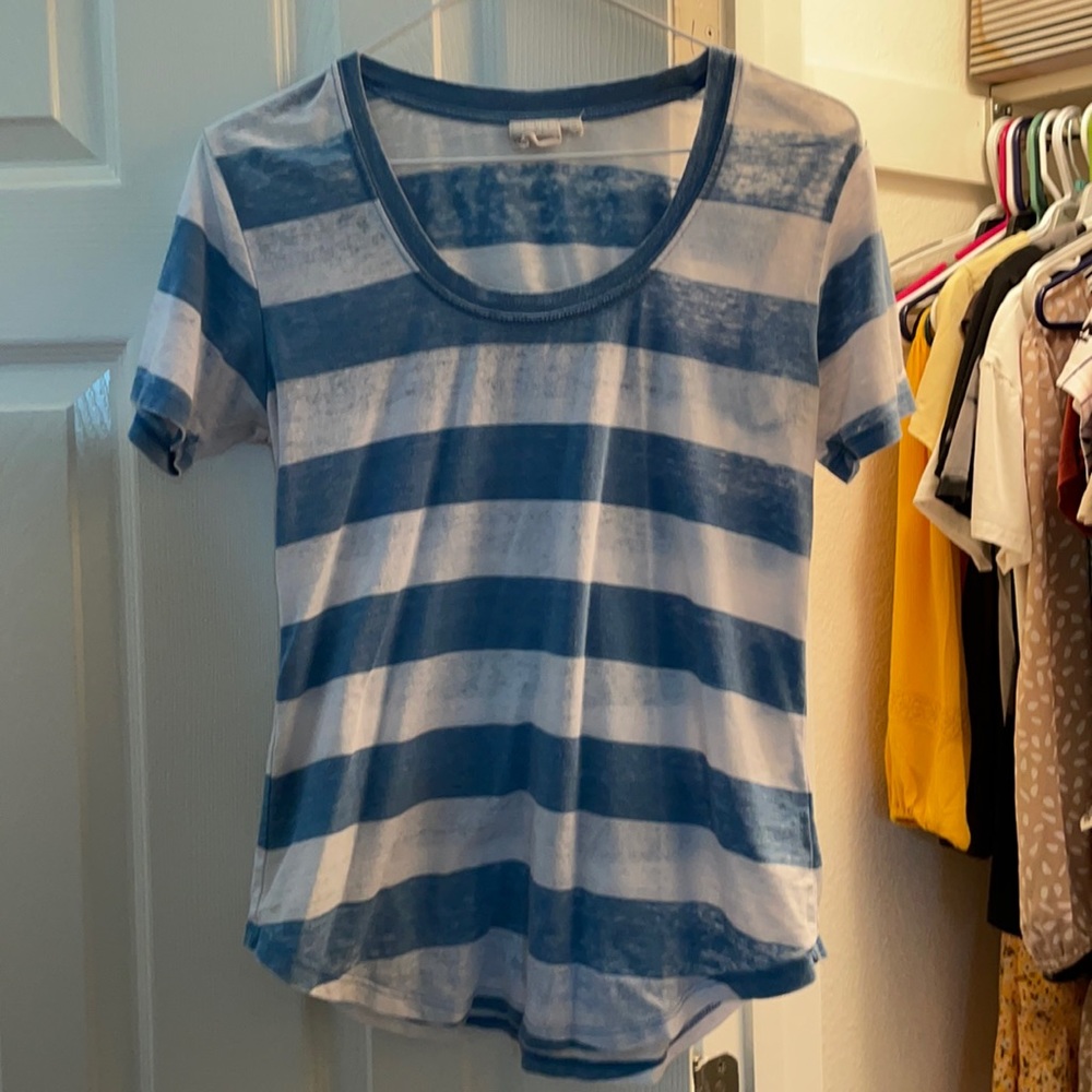 White crow xs stripped tee